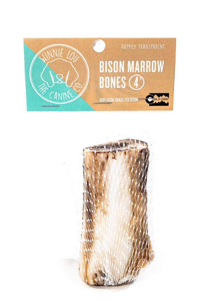 Bison Marrow Bone (4”) – Winnie Lou The Canine Company