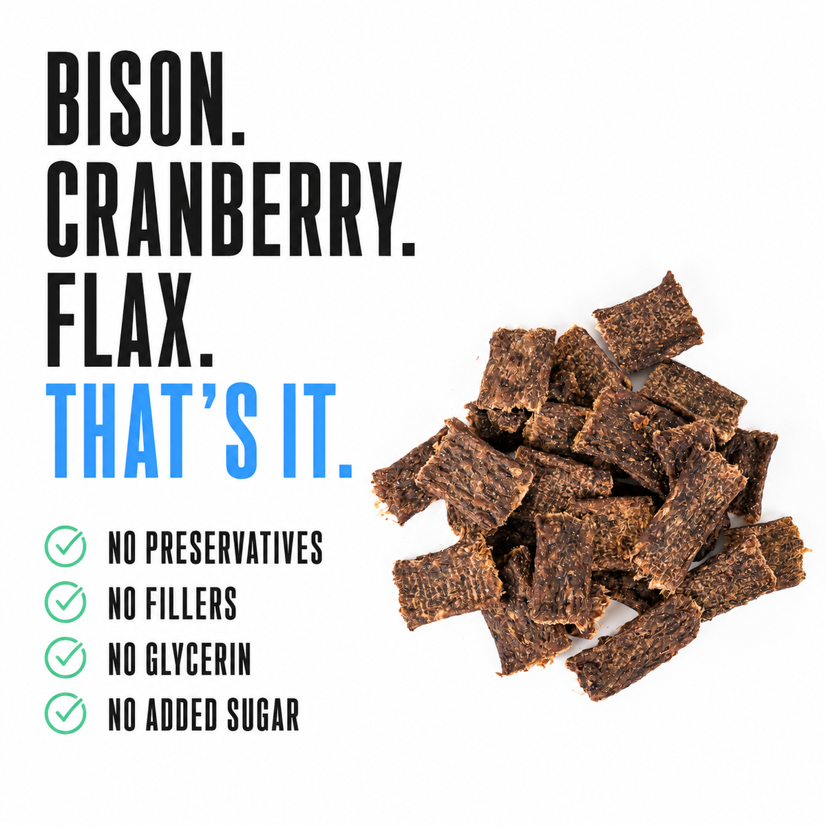 Bison Burger Jerky