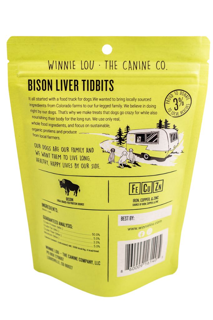 Bison Liver Tidbits - Wholesale