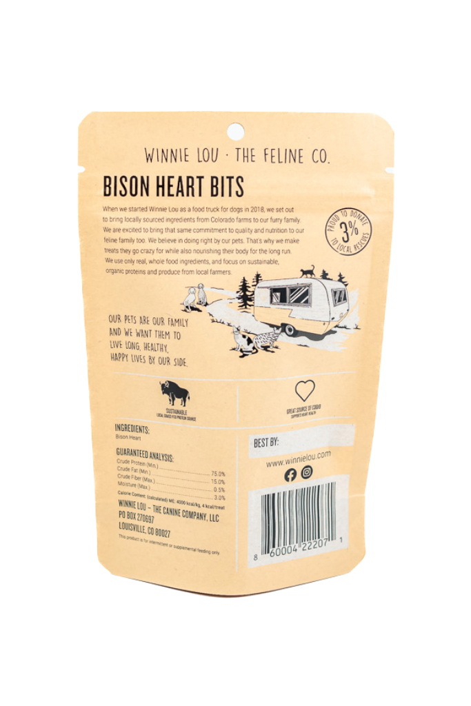 Bison Heart Bits - Cat
