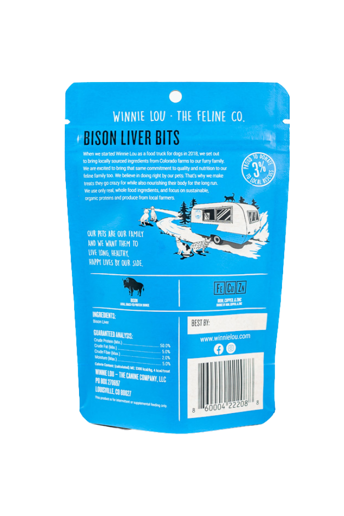 Bison Liver Bits - Cat (Wholesale)