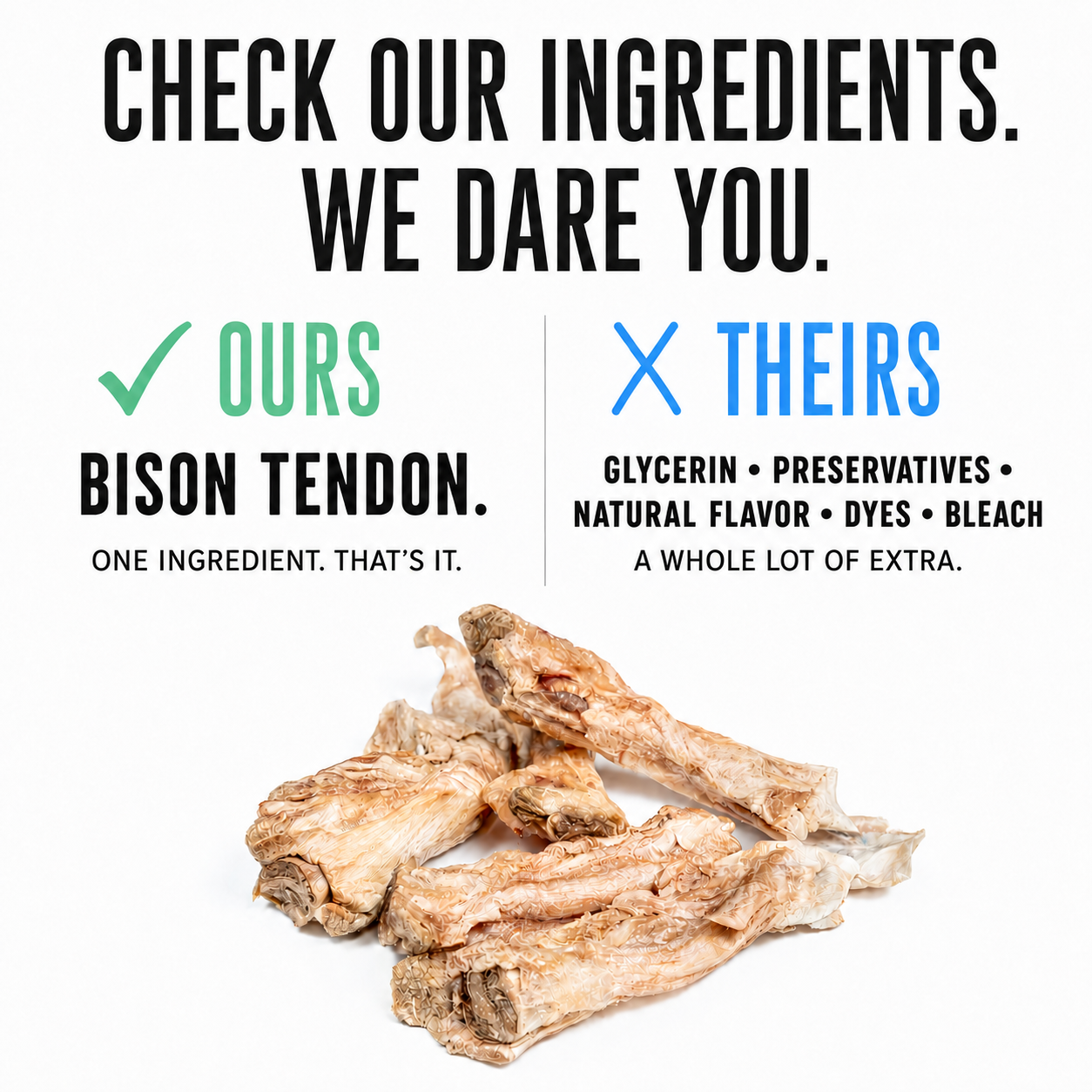 Bison Tendon Chews