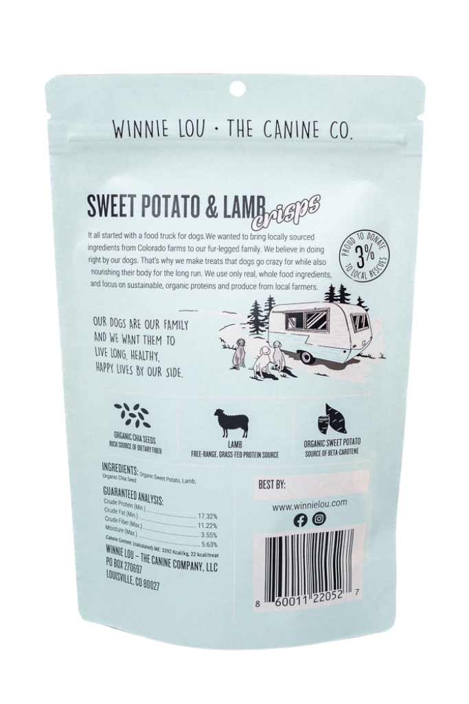 Sweet Potato & Lamb Crisps