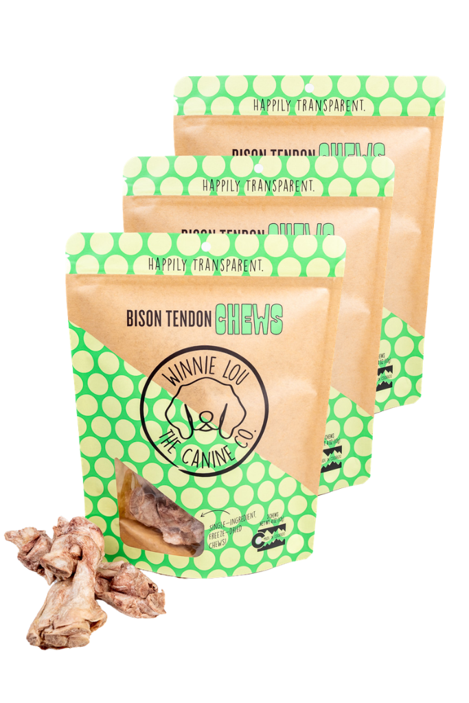 Bison Tendon Chews (3 Pack)