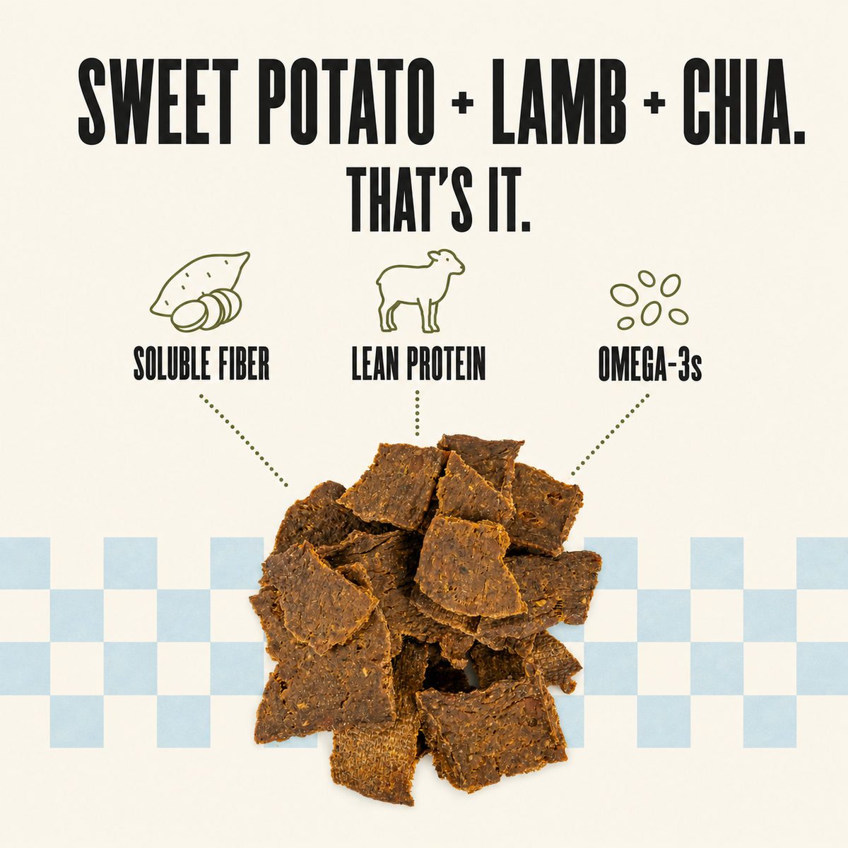 Sweet Potato & Lamb Crisps