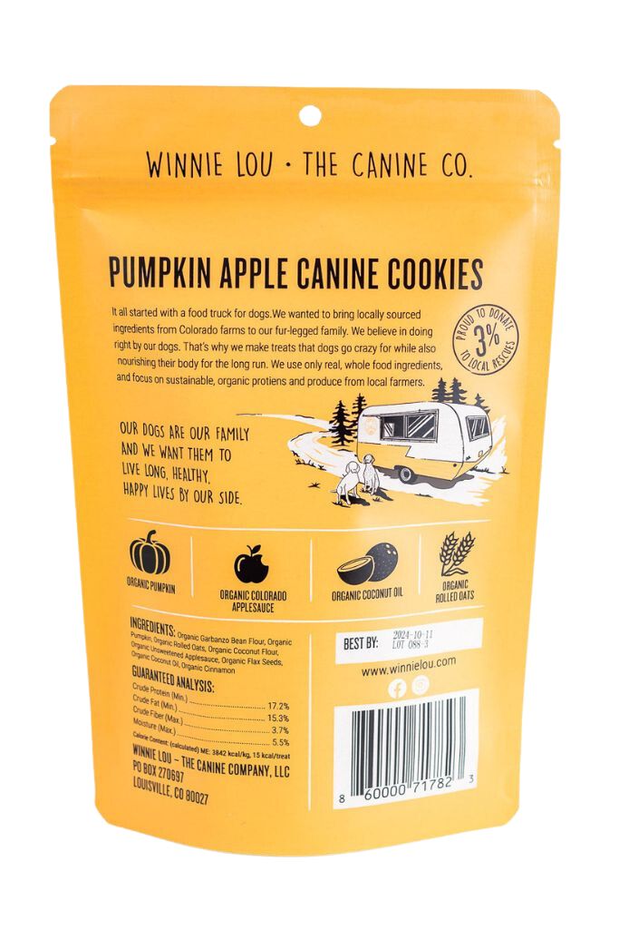 Pumpkin Apple Canine Cookie