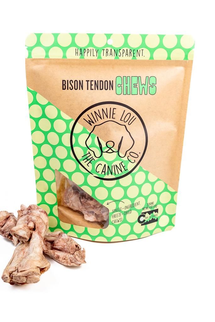 Bag of bison tendon chews